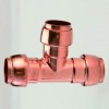 雨龍管業長期供應TU2紫銅管件 等徑異徑螺紋三通